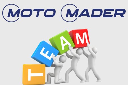 Das Moto Mader Team wird mittels Symbolbild dargestellt. | © Moto Mader AG